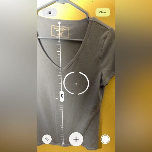 Nautica Women’s Blue V-Neck Short Sleeve Top! Size Small. - Picture 4 of 5